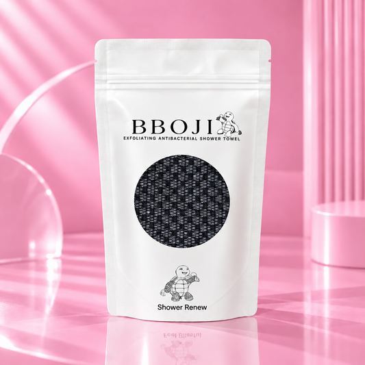 BBOJI Exfoliating Antibacterial Shower Towel